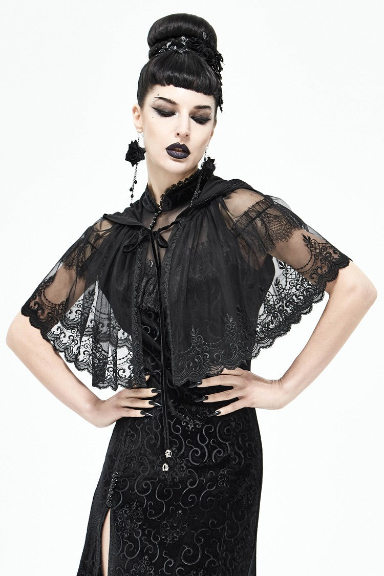 Nyra Gothic Hooded Cloak
