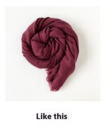 Raya Slub Cotton Tassel Scarf