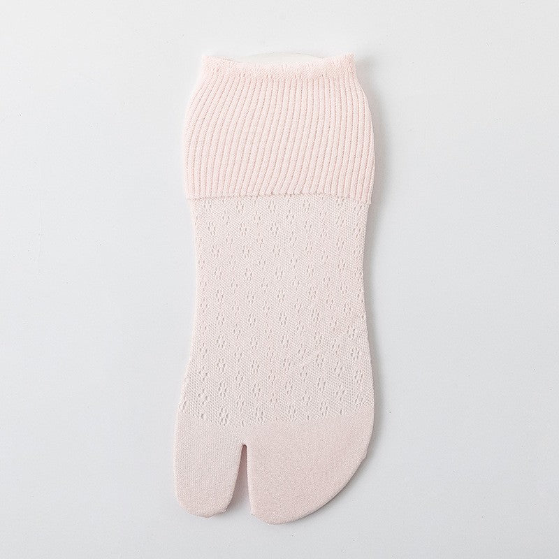 Yaira Mesh-Cut Velvet Socks