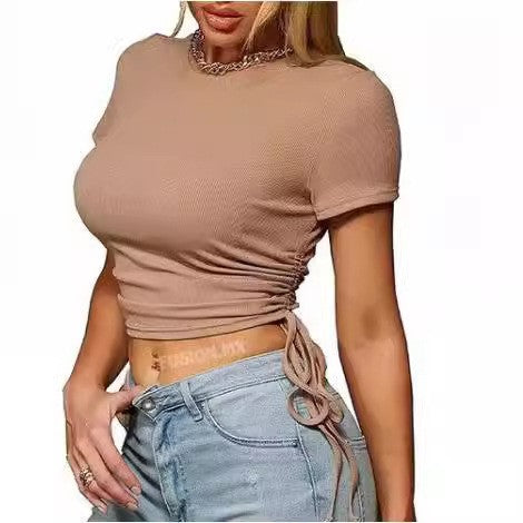 Liora Fold Detail Crop Top