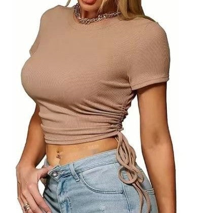 Liora Fold Detail Crop Top