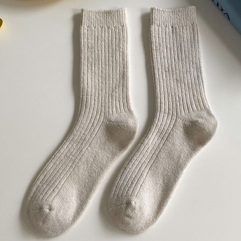 Minari Woolen Colorblock Socks