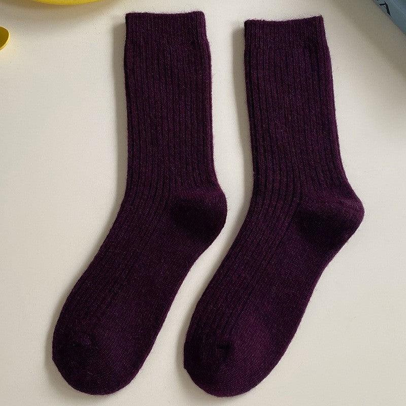 Minari Woolen Colorblock Socks