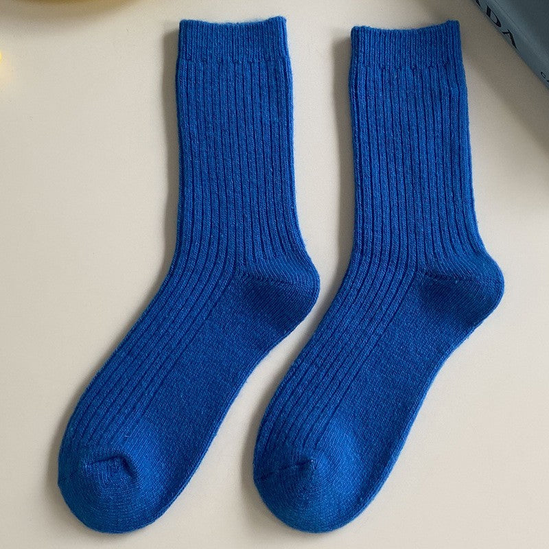 Minari Woolen Colorblock Socks