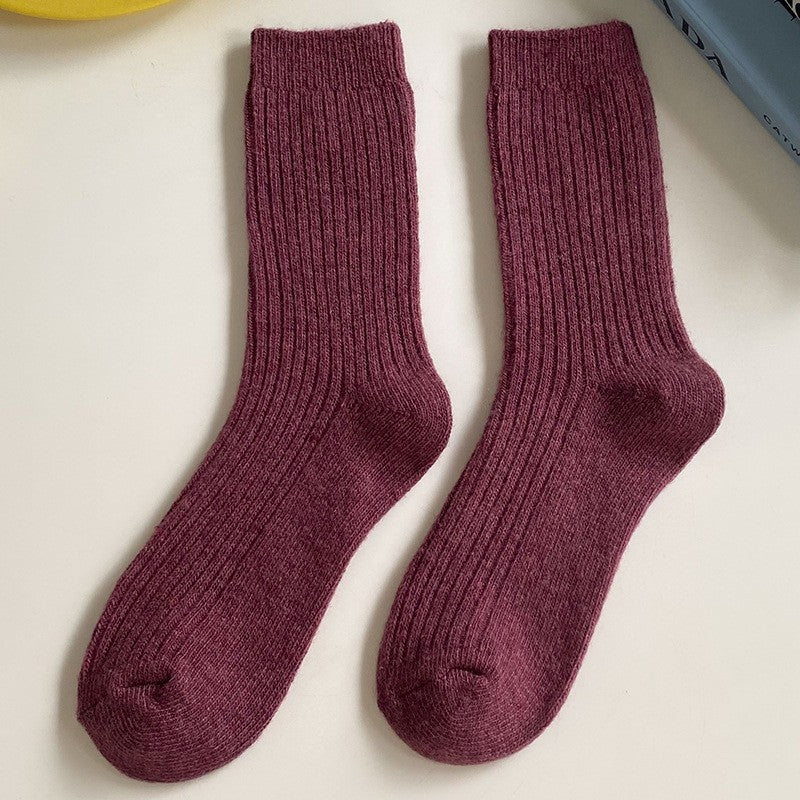Minari Woolen Colorblock Socks