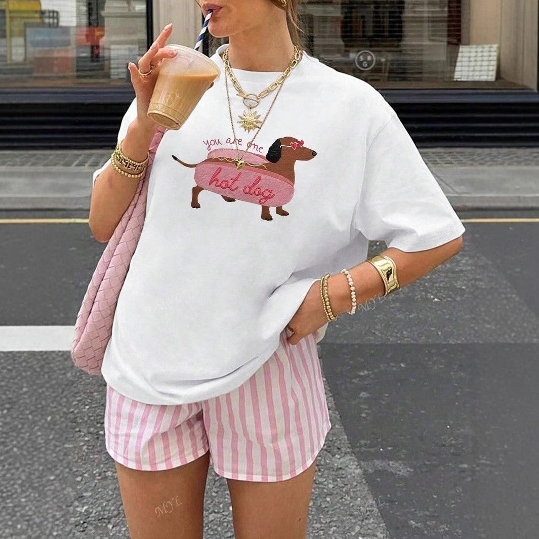 Pavie Pup Print Tee