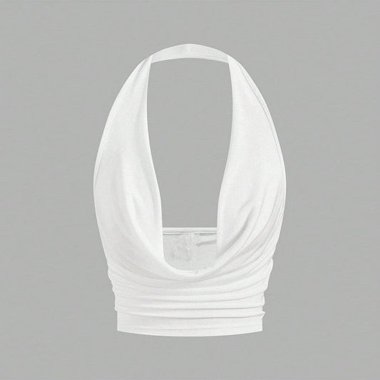 Seline Backless Pleat Vest