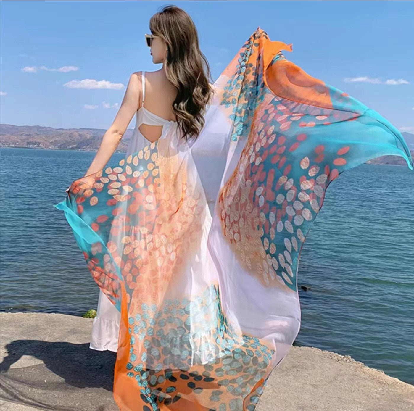 Solaya Oversized Beach Scarf