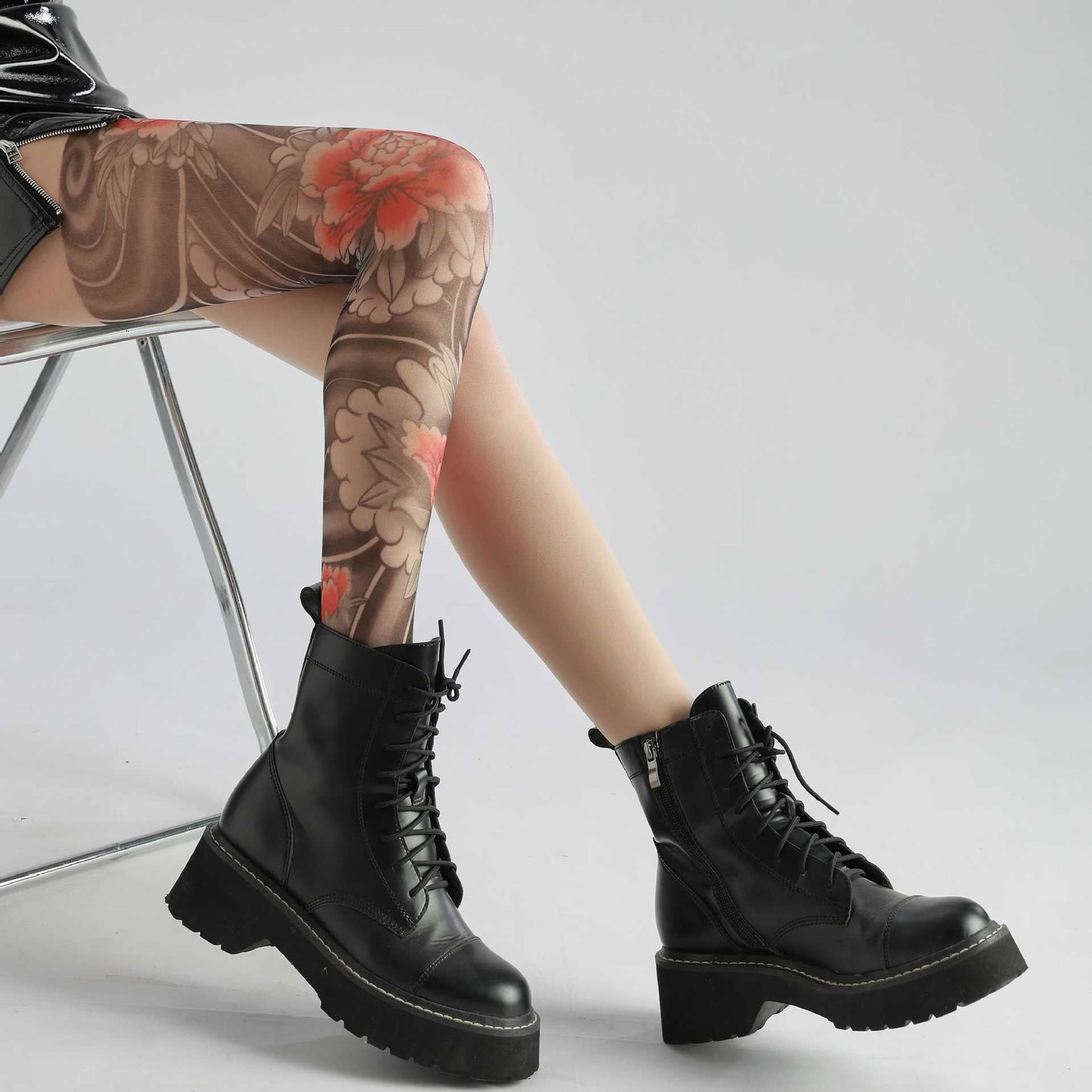 Tiriah Peony Illusion Tights