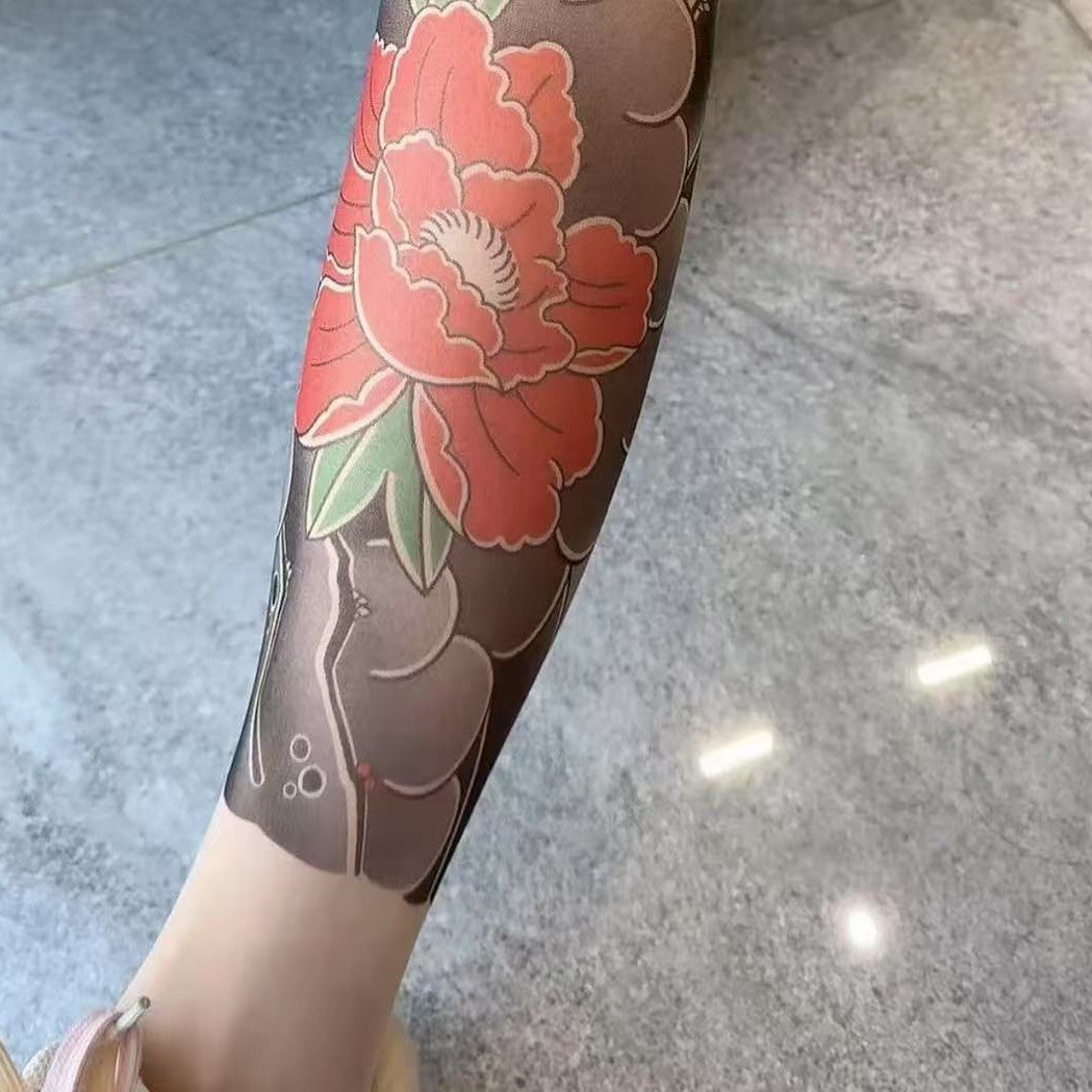 Tiriah Peony Illusion Tights