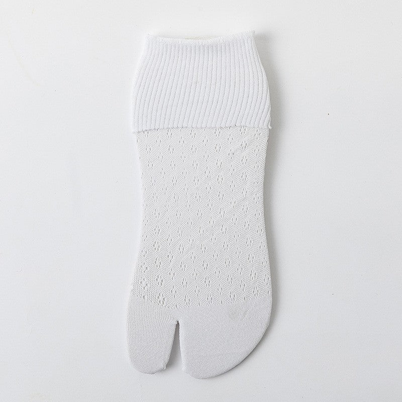 Yaira Mesh-Cut Velvet Socks